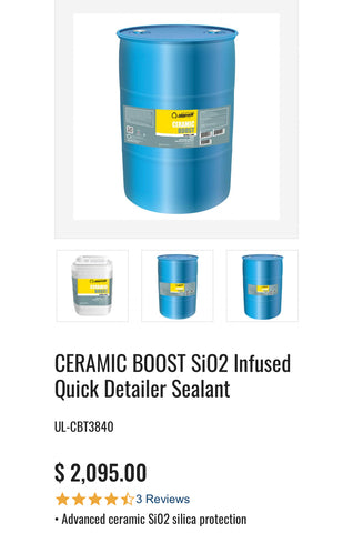 CERAMIC BOOST SiO2 Infused Quick Detailer Sealant