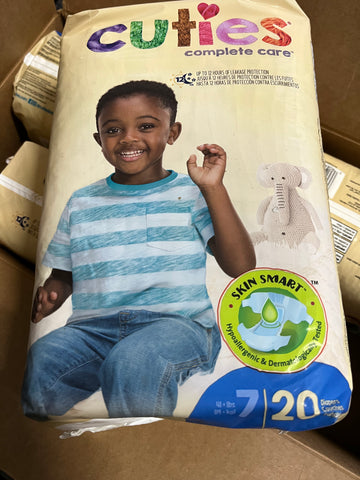 Diapers 41lbs Size 7 - Pack of 80