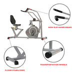 Arm Exerciser Magnetic Recumbent Bike Cross Trainer