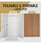 White Tri-Fold Presentation Board