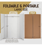 White Tri-Fold Presentation Board