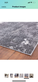 LUXE WEAVERS Modern Area Rug, Gray 5 x 7
