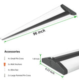TychoLite 110W 8FT LED Shop Lights for Garage