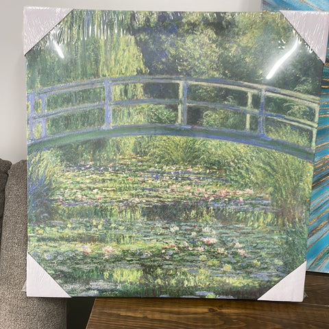 The water lily painting by Claude Monet