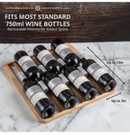 Ivation 51 Bottle Compressor Wine Cooler Refrigerator w/Lock