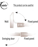 Frameless shower door side seal