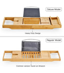 Bamboo Bathtub Caddy