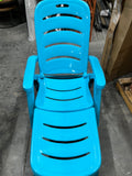 Plastic chaise lounger