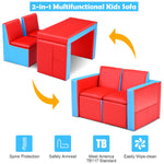 Kids Sofa Table Chair Set Couch Storage Box