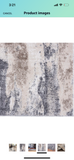 LUXE WEAVERS Modern Area Rug, Gray 5 x 7