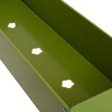 Green Steel Rectangular Raised Bed Elevated Bed