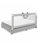 69"Bed Rails for Toddler w/Lock Grey