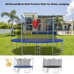Trampoline Safety Net w/Adjustable Straps