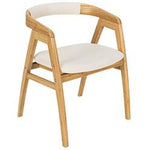 Leisure Bamboo Chair Dining Chair w/ Curved Back