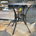 32” round cast top bistro table