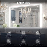 TokeShimi 55x36 LED Bathroom Mirror with Light