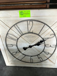 Barn door wall clock