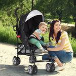 Costway Folding Baby Toddler Umbrella Travel Stroller With Storage Basket