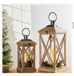 Wooden Farmhouse Latern