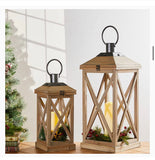 Wooden Farmhouse Latern