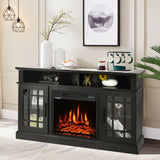 48” Fireplace TV Stand W/ 1400W Electric Fireplace