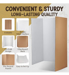 White Tri-Fold Presentation Board