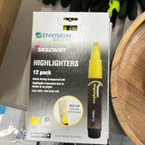 12 Pack yellow highlighters