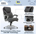 Serta AIR Health and Wellness Executive Office Chair High Back