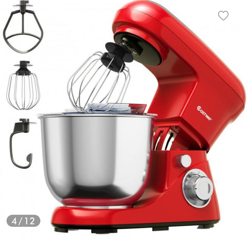 Red food mixer