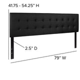 Full-size headboard