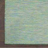 Nourison Positano Indoor/Outdoor Blue/Green 5' x 7' Area Rug