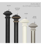 Ivory Curtain Rod