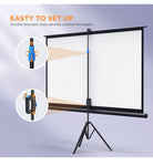 Projector Screen with Stand