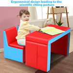 Kids Sofa Table Chair Set Couch Storage Box