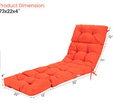 Chaise lounge cushion