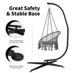 C Hammock Stand Frame For Hanging Swing Chair