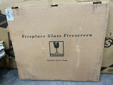 Fireplace Glass Door, Gunmetal, Medium